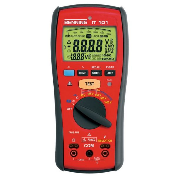 BENNING Přístroj pro kontrolu izolace a měření odporu BENNING IT 101 044033 BENNING Přístroj pro kontrolu izolace a měření odporu BENNING IT 101 044033